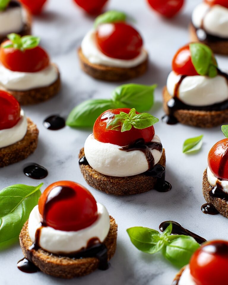 Caprese Salad Bites with Balsamic Reduction Recipe