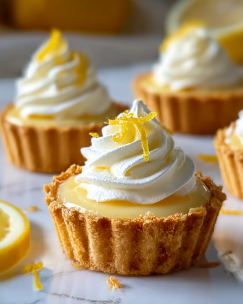 No-Bake Lemon Cream Cheese Pie Cups Recipe - Recipe Image
