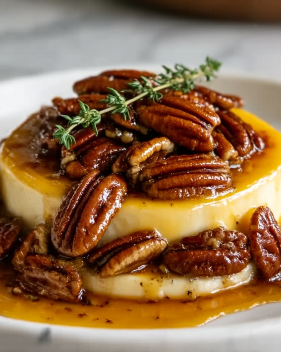 Maple Pecan Baked Brie Recipe - Recipe Image