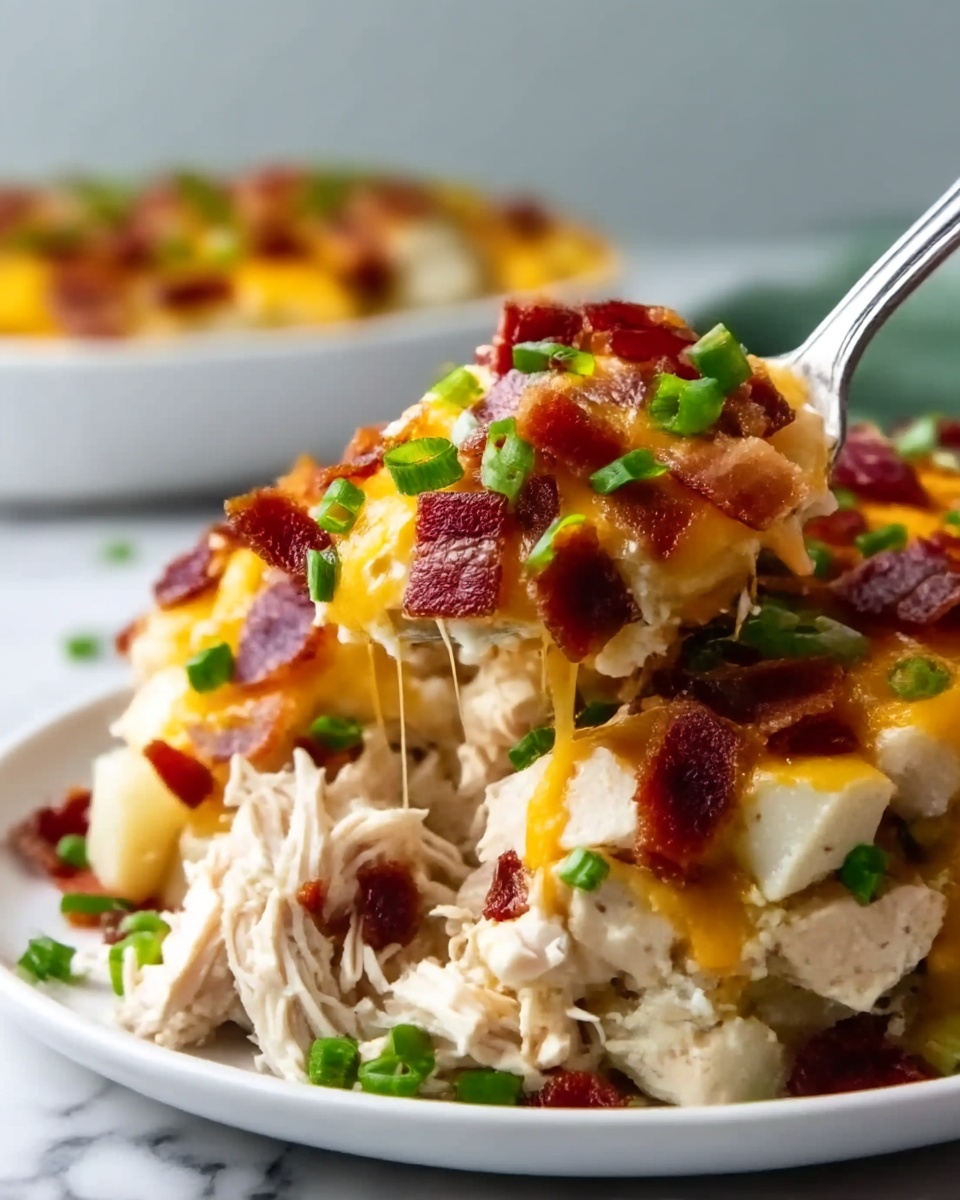 Loaded Potato Ranch Chicken Casserole Recipe - Recipe Image