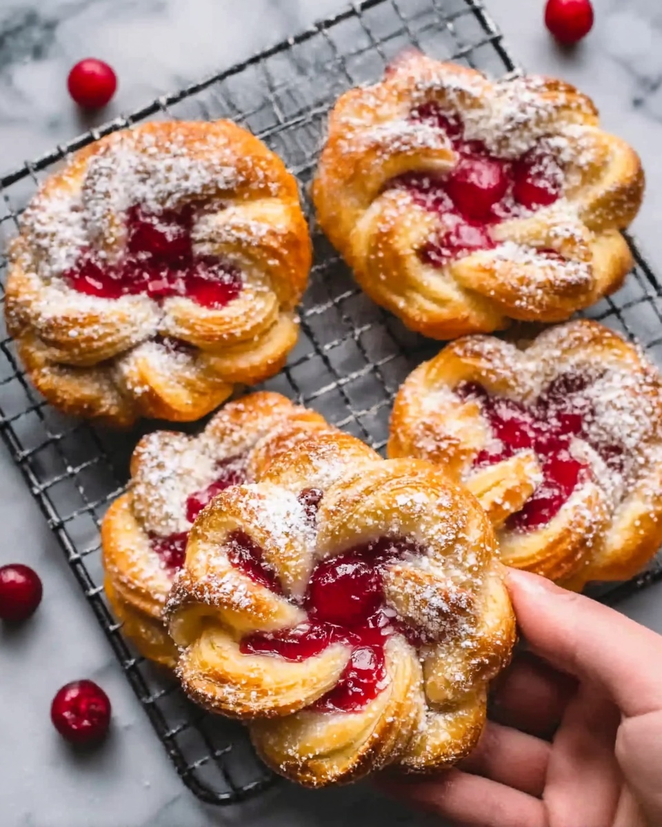 Easy Cherry Cheese Danish Recipe - Recipe Image