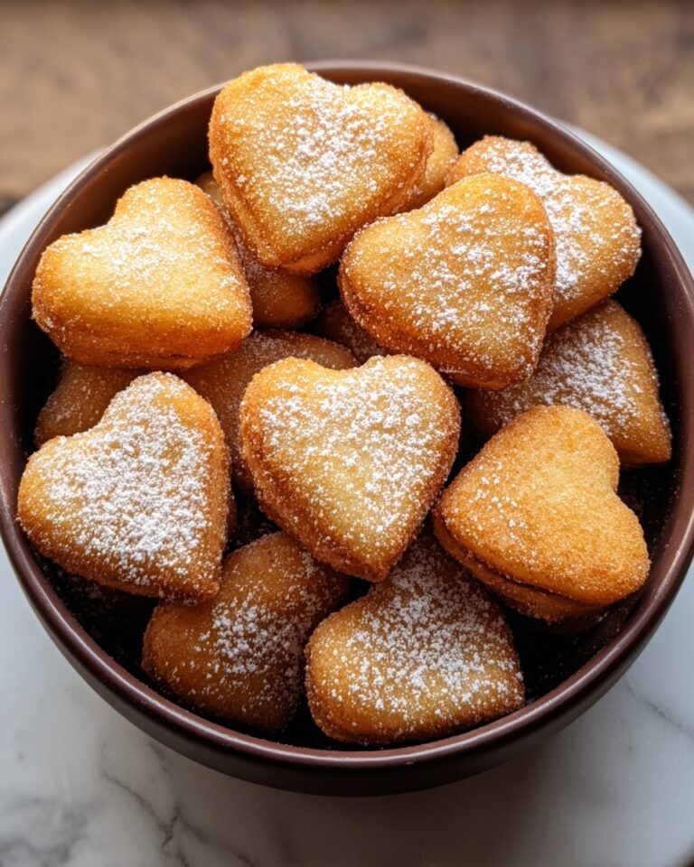 French Toast Churro Bites in Heart Shapes Recipe