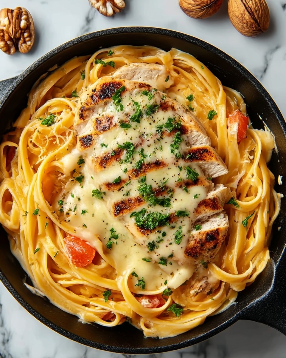 Cheesy Chicken Pasta Recipe - Recipe Image