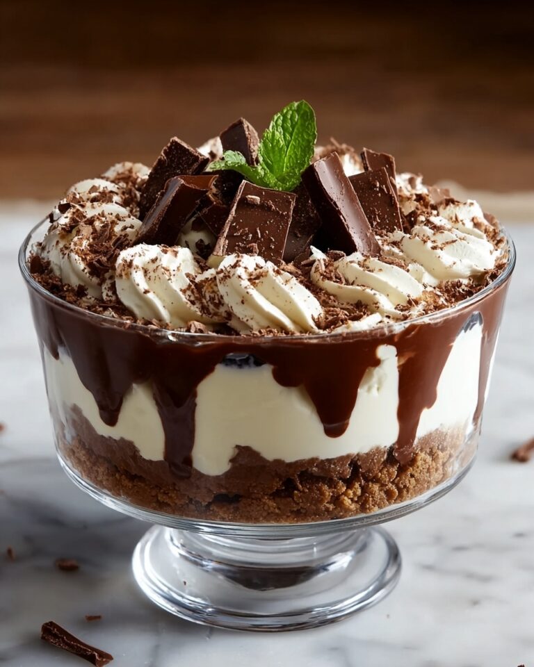 Chocolate Cheesecake Trifle with Chocolate Drizzle Recipe