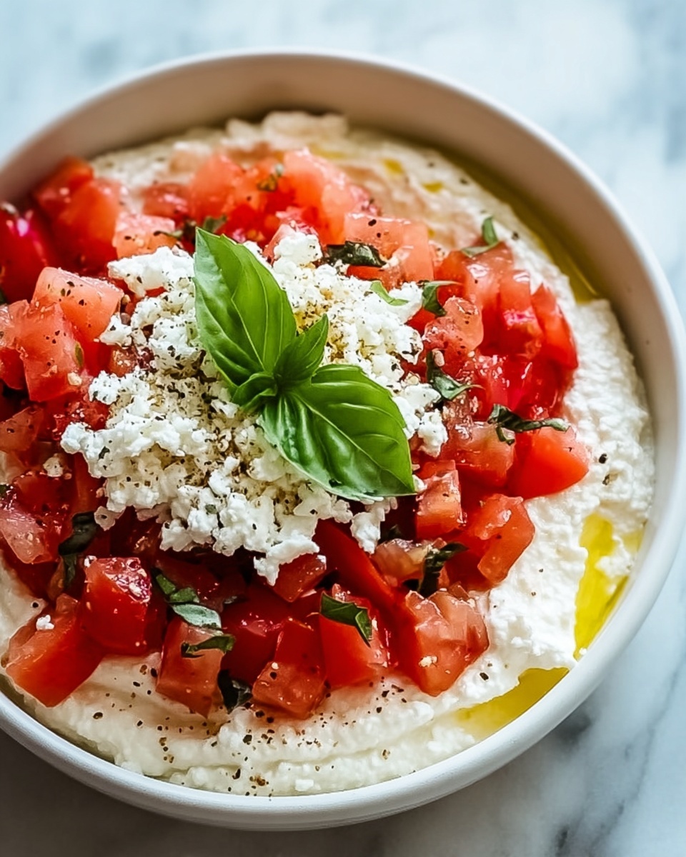 Creamy Feta Bruschetta Dip Recipe - Recipe Image