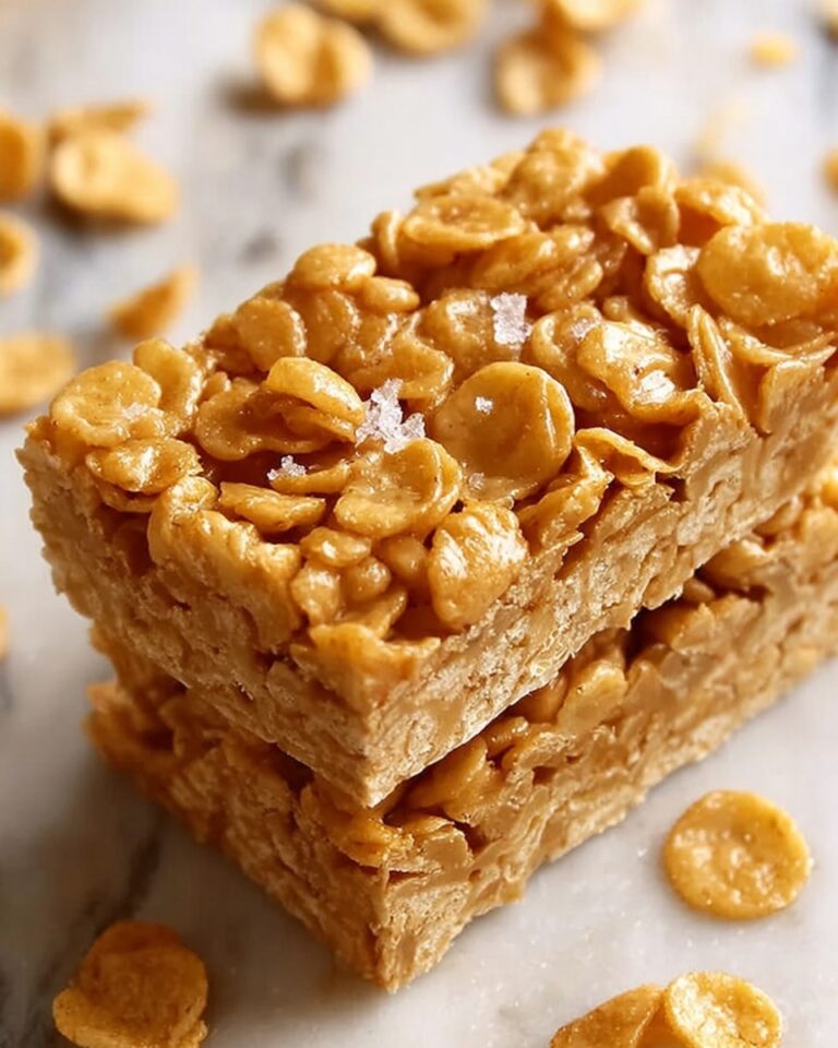 Sweet Peanut Butter Cornflake Bars Recipe