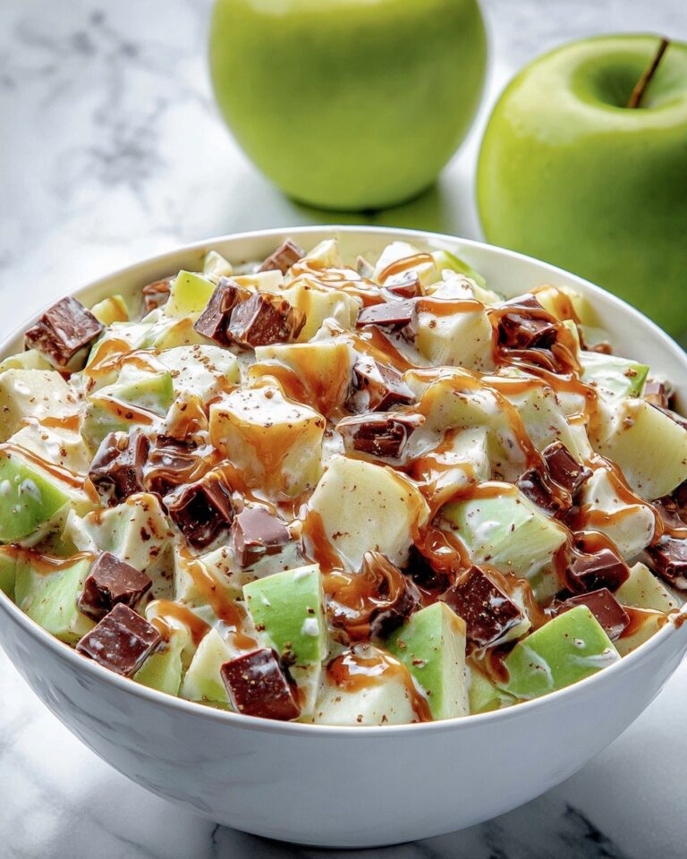 Snicker Apple Salad Dessert Recipe