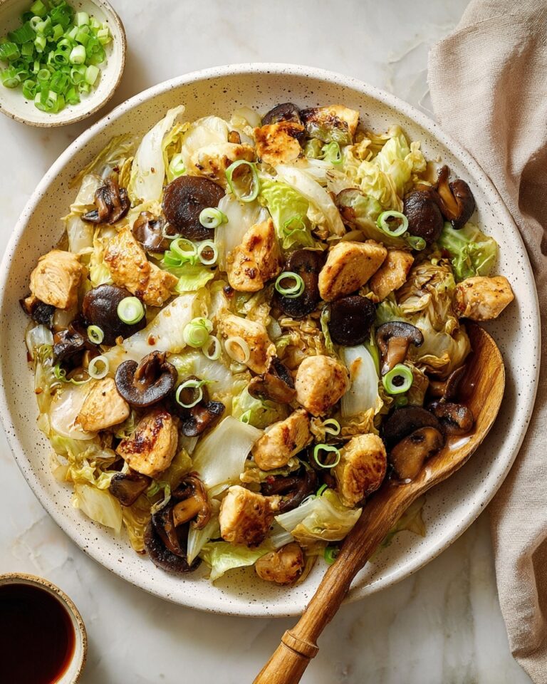 Chinese Chicken Cabbage Stir-Fry Recipe