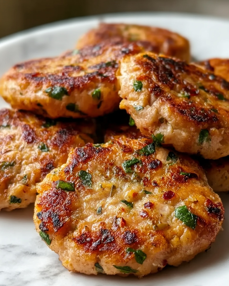 Mediterranean Chicken Patties Recipe - Recipe Image