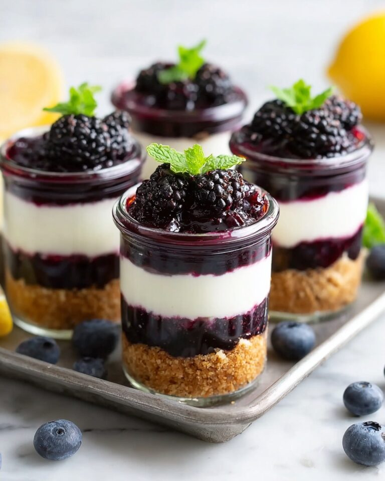 Blueberry Lemon No Bake Cheesecake Jars Recipe