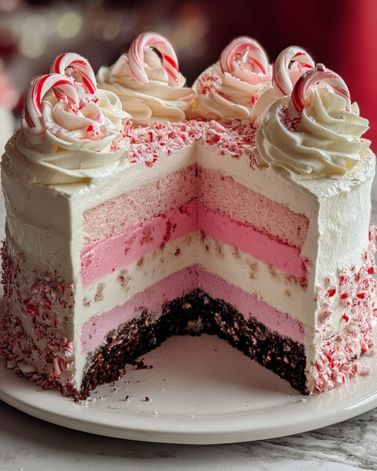 Ultimate Festive Peppermint Ice Cream Cake Recipe