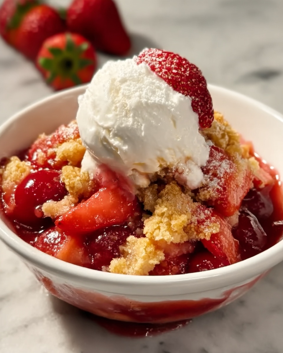 Easy Strawberry Cobbler Recipe - Recipe Image