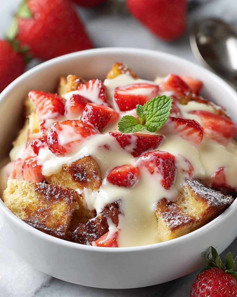 Strawberries & Cream French Toast Casserole Recipe