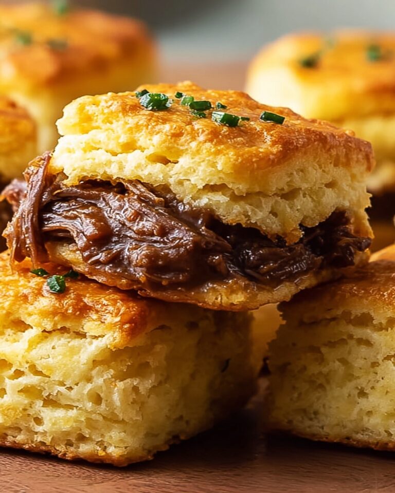 French Dip Stuffed Biscuits Recipe