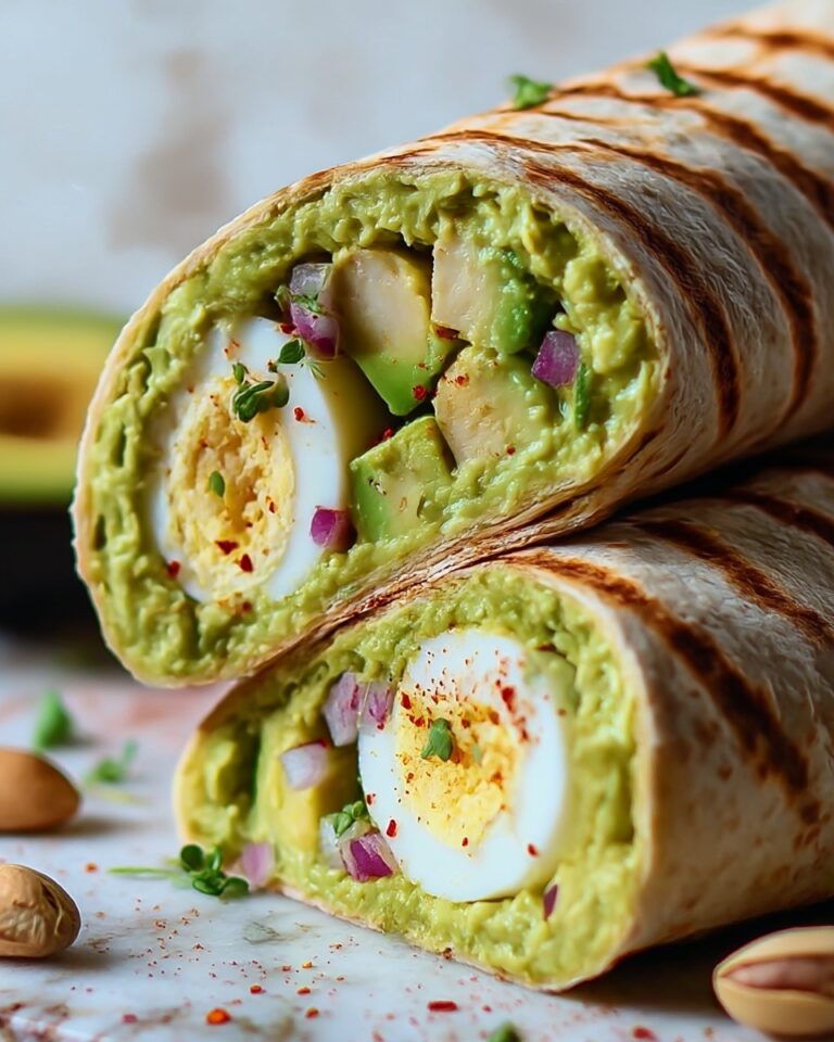 Avocado Egg Salad Roll-Ups Recipe