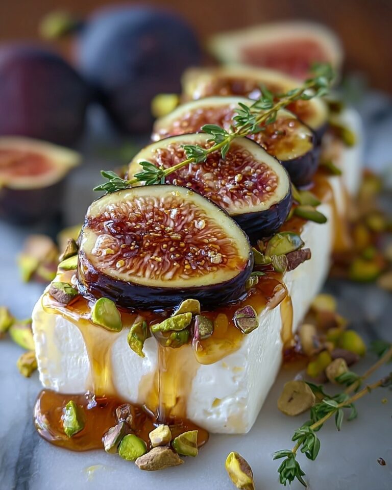 Honey Fig Pistachio Goat Cheese Appetizer Recipe