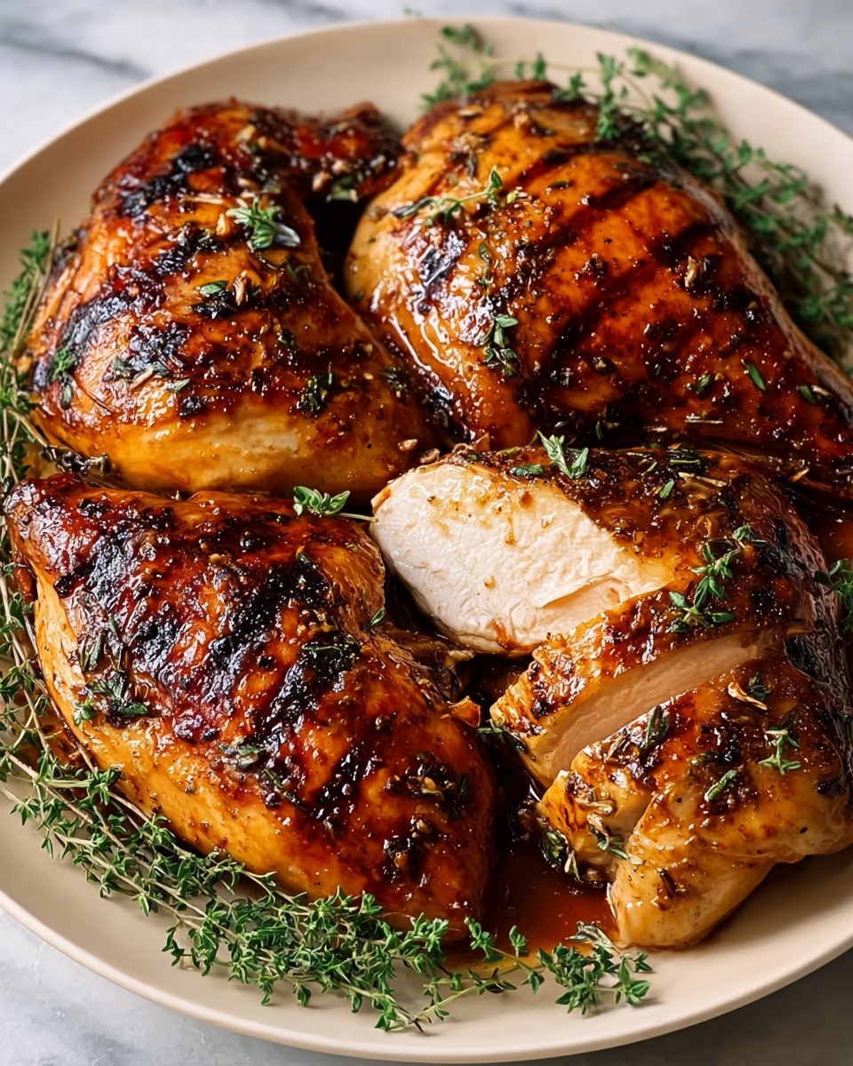 Maple-Butter-Glazed Roasted Turkey Recipe - Recipe Image