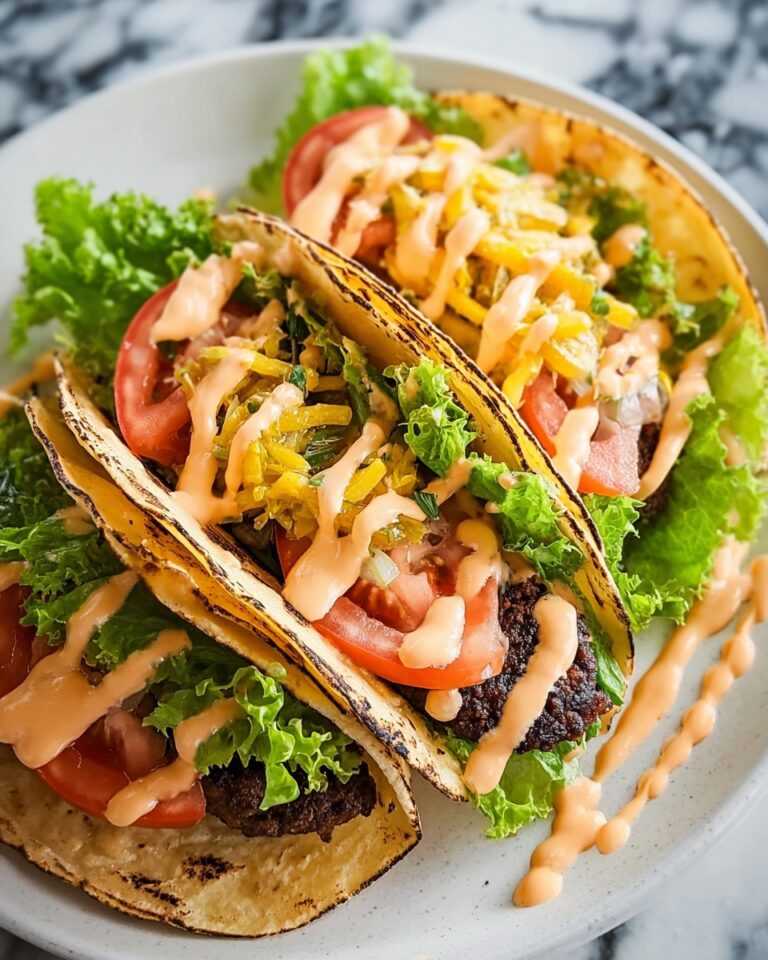 Big Mac Smash Burger Tacos Recipe