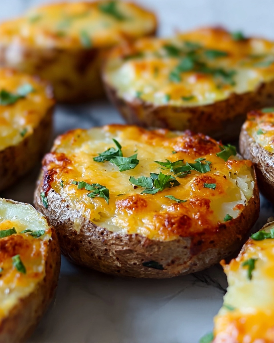 Cheesy Garlic Herb Roasted Potatoes Recipe - Recipe Image