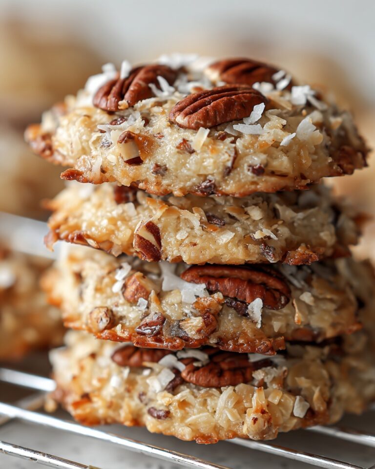 Chocolate Pecan Coconut Cookies Recipe
