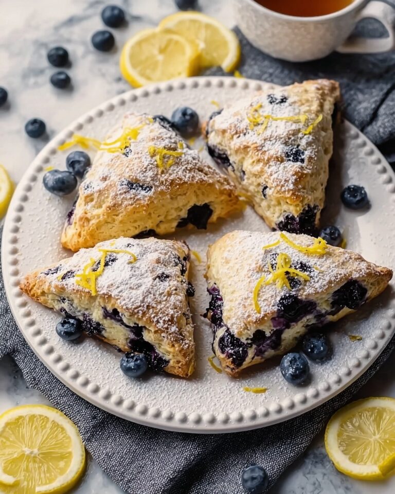 Lemon Blueberry Scones Recipe