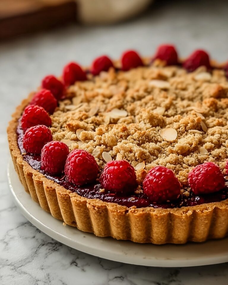 Raspberry Almond Streusel Tart Recipe