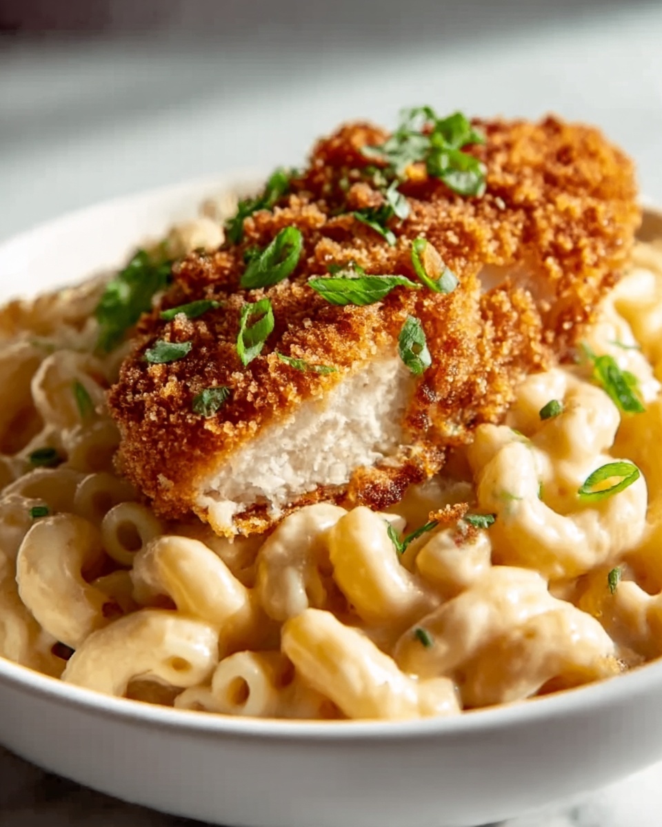 Honey Pepper Chicken Mac and Cheese Recipe - Recipe Image