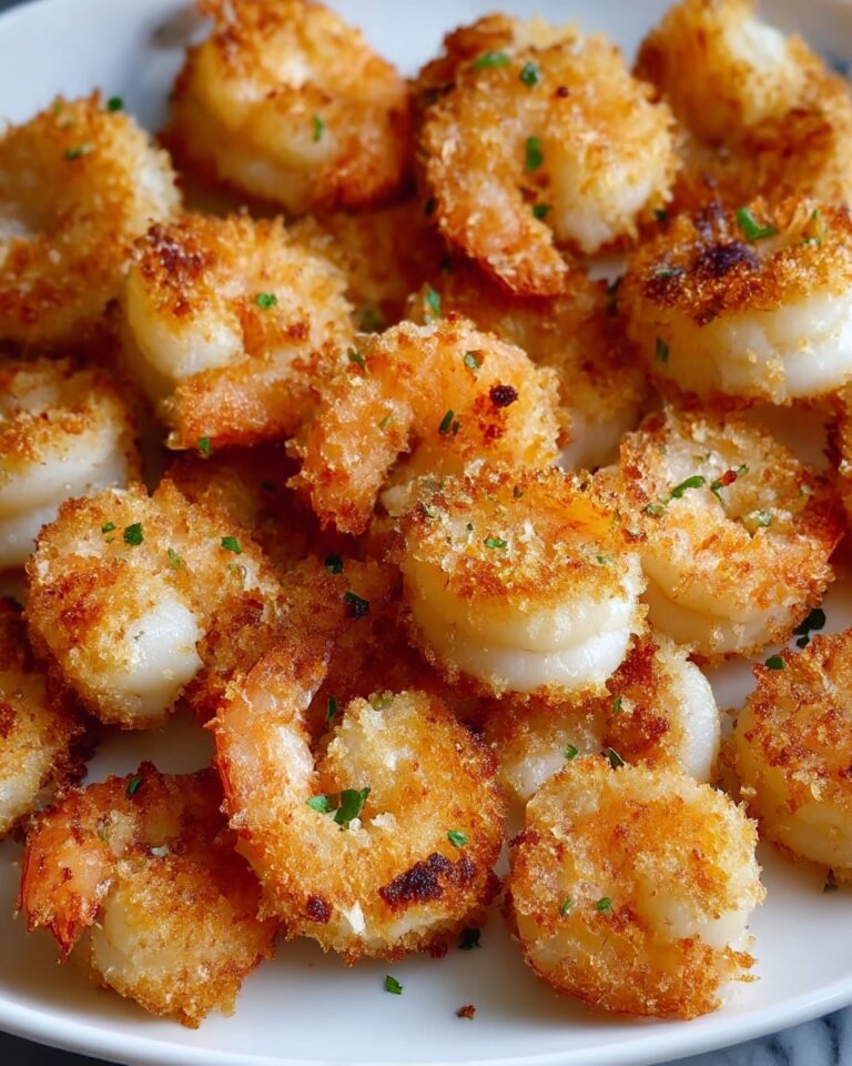 Parmesan Crusted Garlic Shrimp Recipe