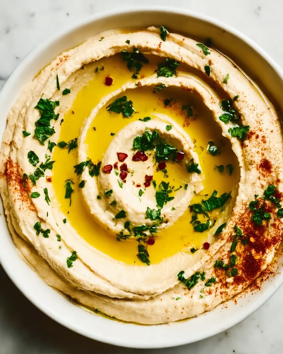 Creamy Homemade Hummus Recipe - Recipe Image