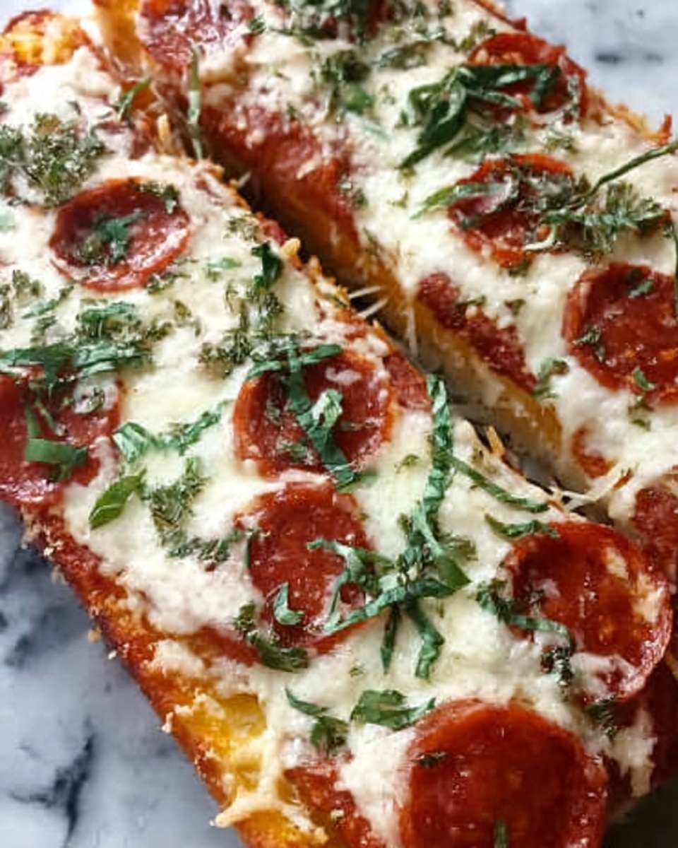French Bread Pizza Recipe - Recipe Image