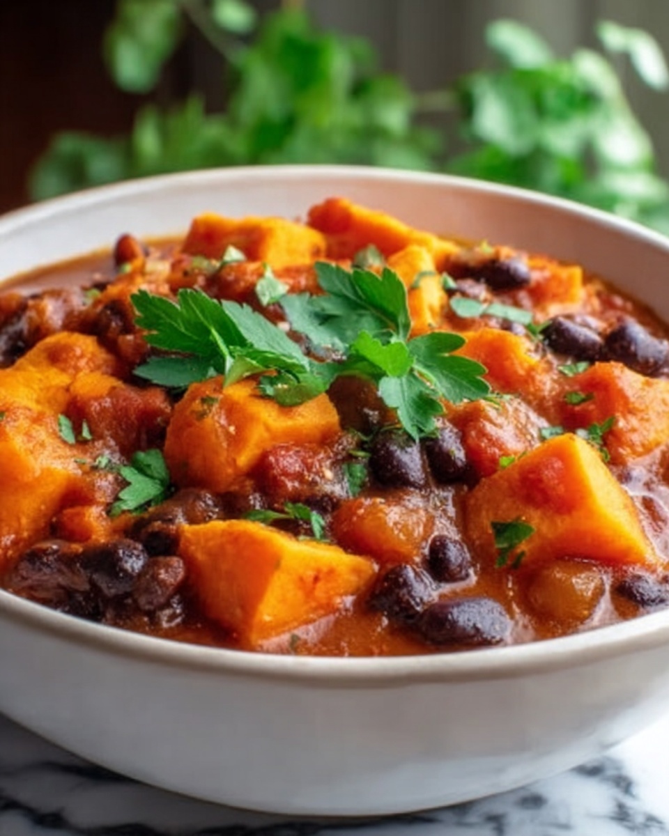 Spiced Sweet Potato and Black Bean Stew Recipe - Recipe Image