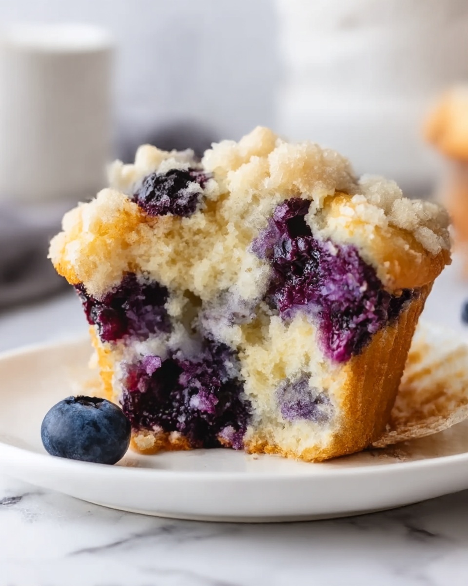 Blueberry Cream Cheese Muffins Recipe - Recipe Image