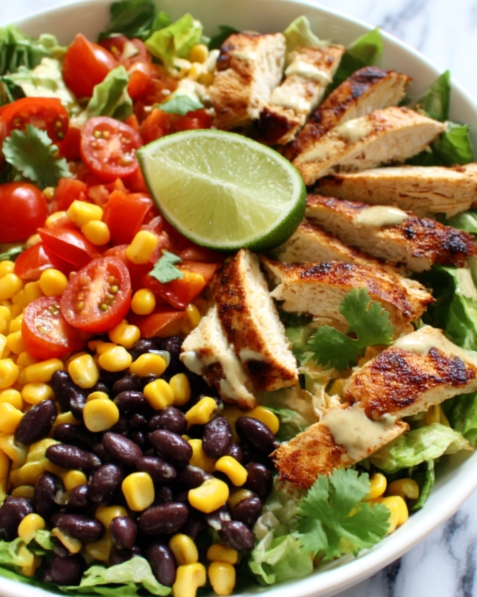 Tex-Mex Chopped Chicken Salad Recipe - Recipe Image