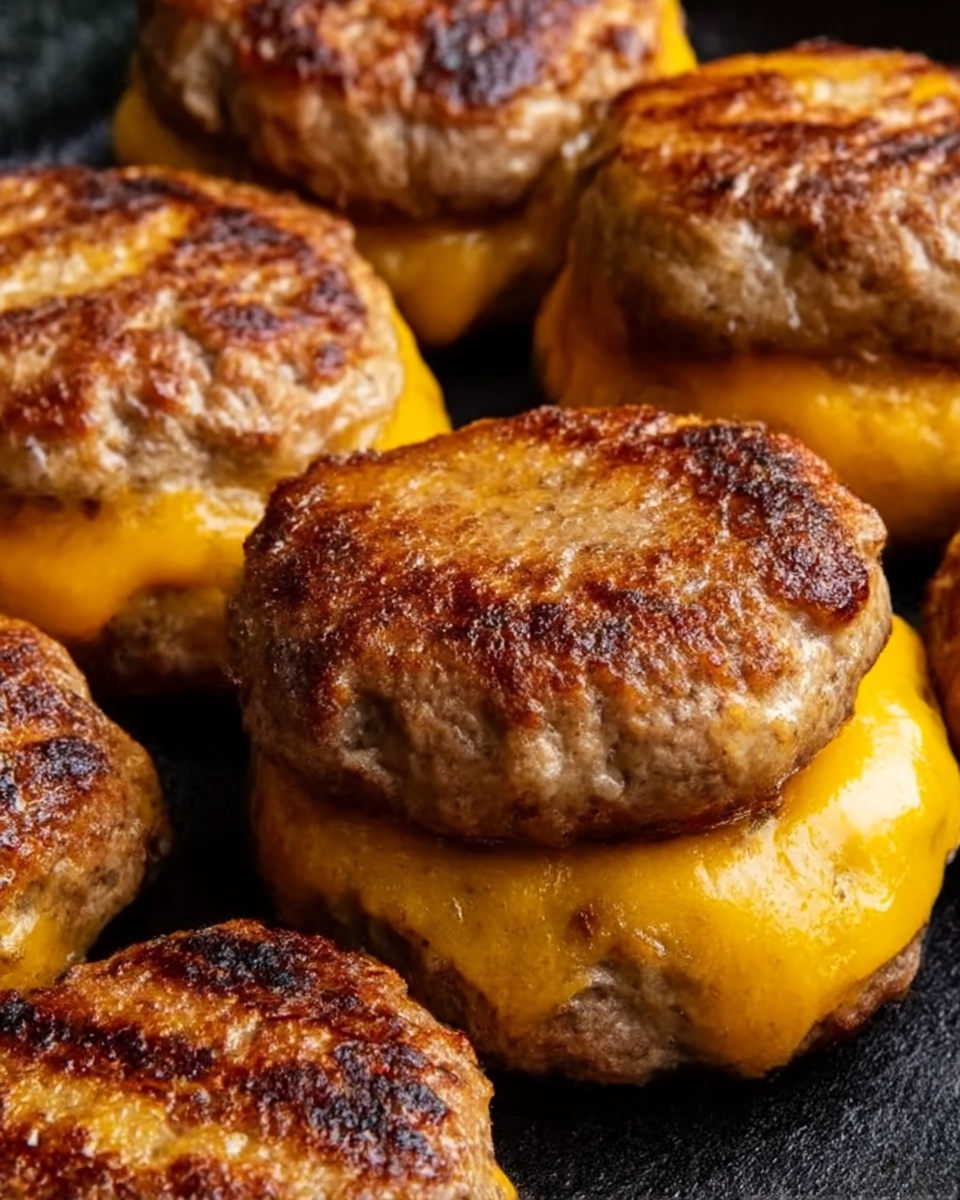 Garlic Cheeseburger Bites Recipe - Recipe Image