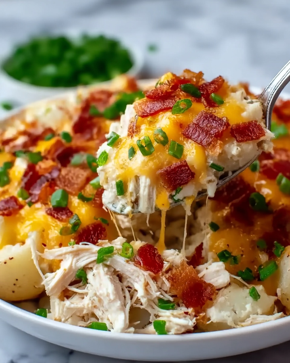 Loaded Potato Ranch Chicken Casserole Recipe - Recipe Image