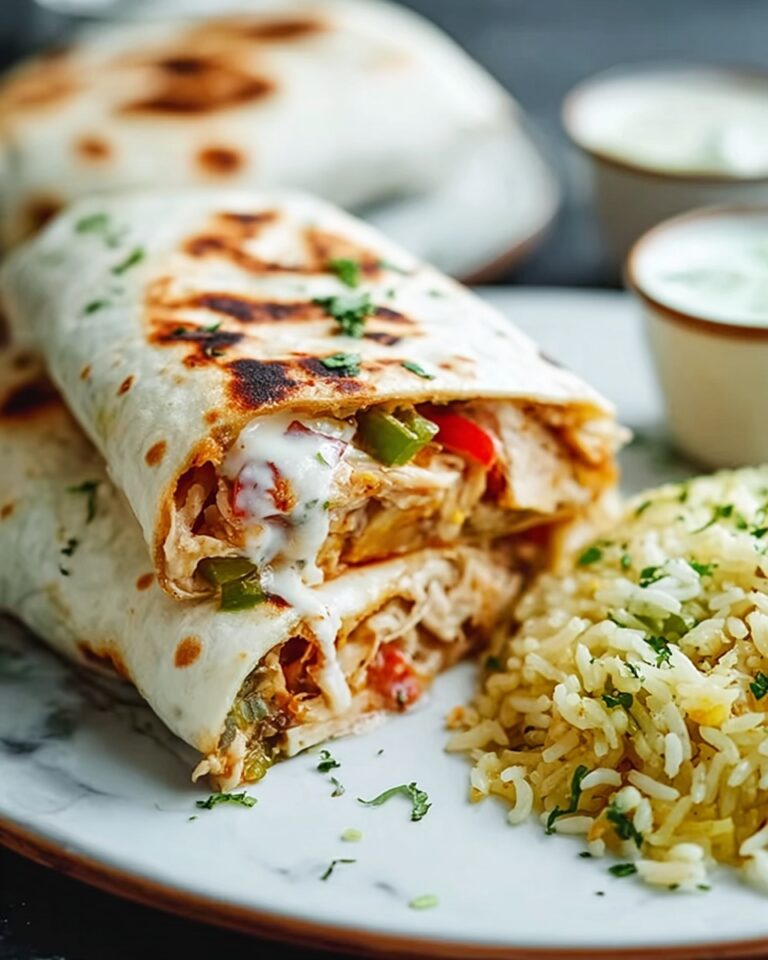 Smothered Green Chile Chicken Burritos Recipe