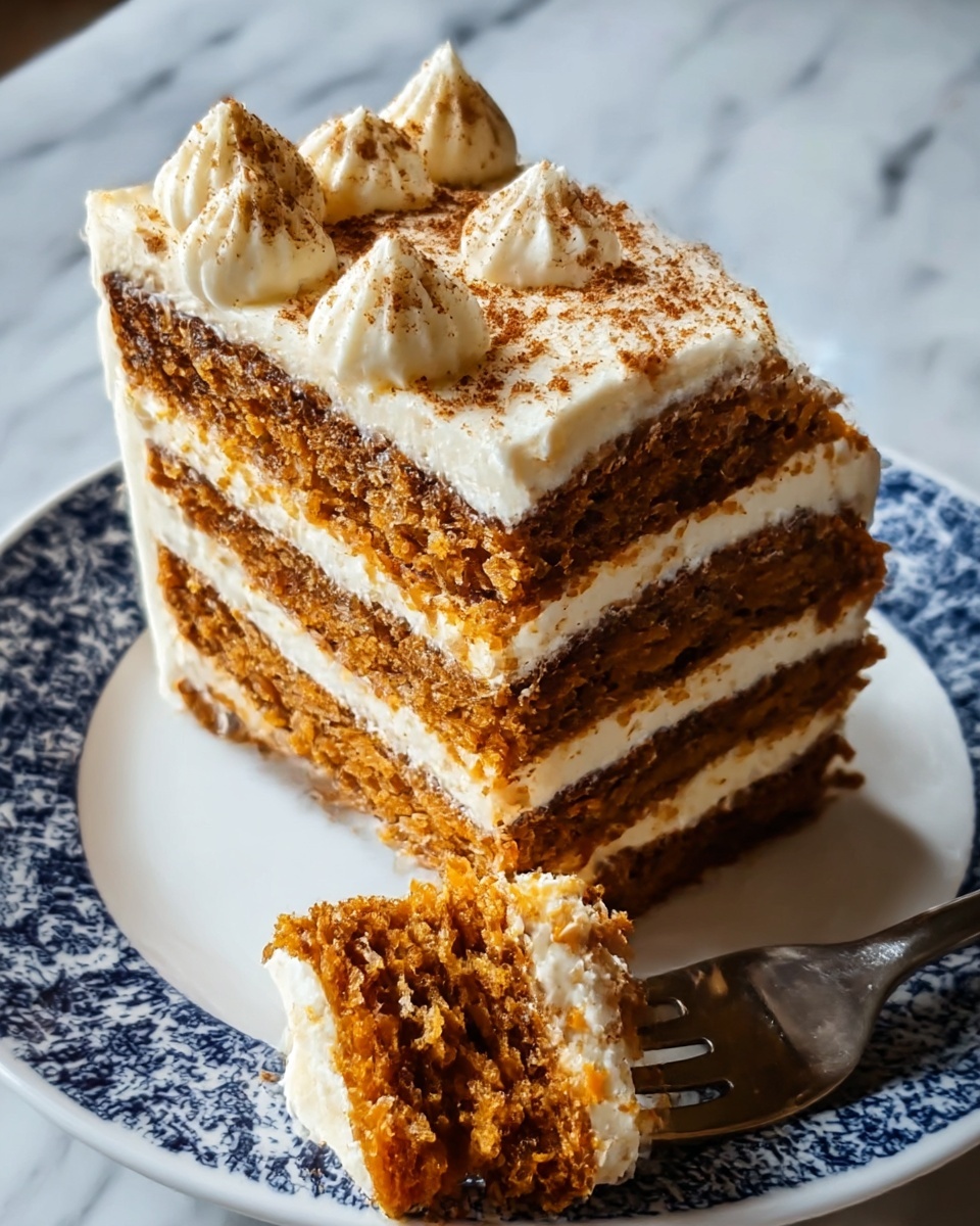 Pumpkin Layer Cake with Cream Cheese Frosting Recipe - Recipe Image