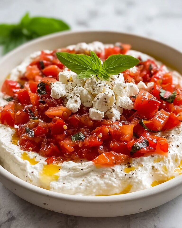 Creamy Feta Bruschetta Dip Recipe
