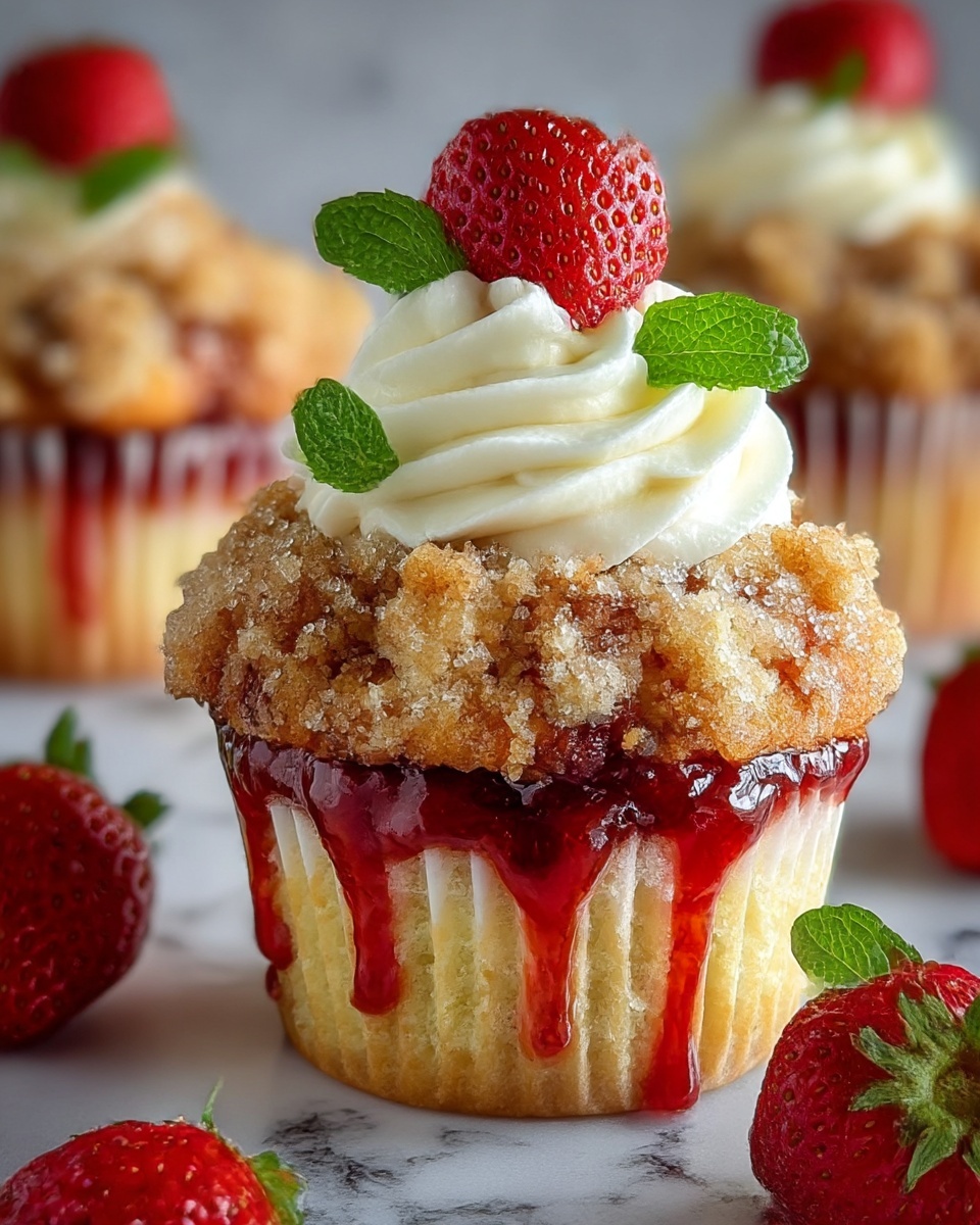 Strawberry Cream Cheese Muffins Recipe - Recipe Image