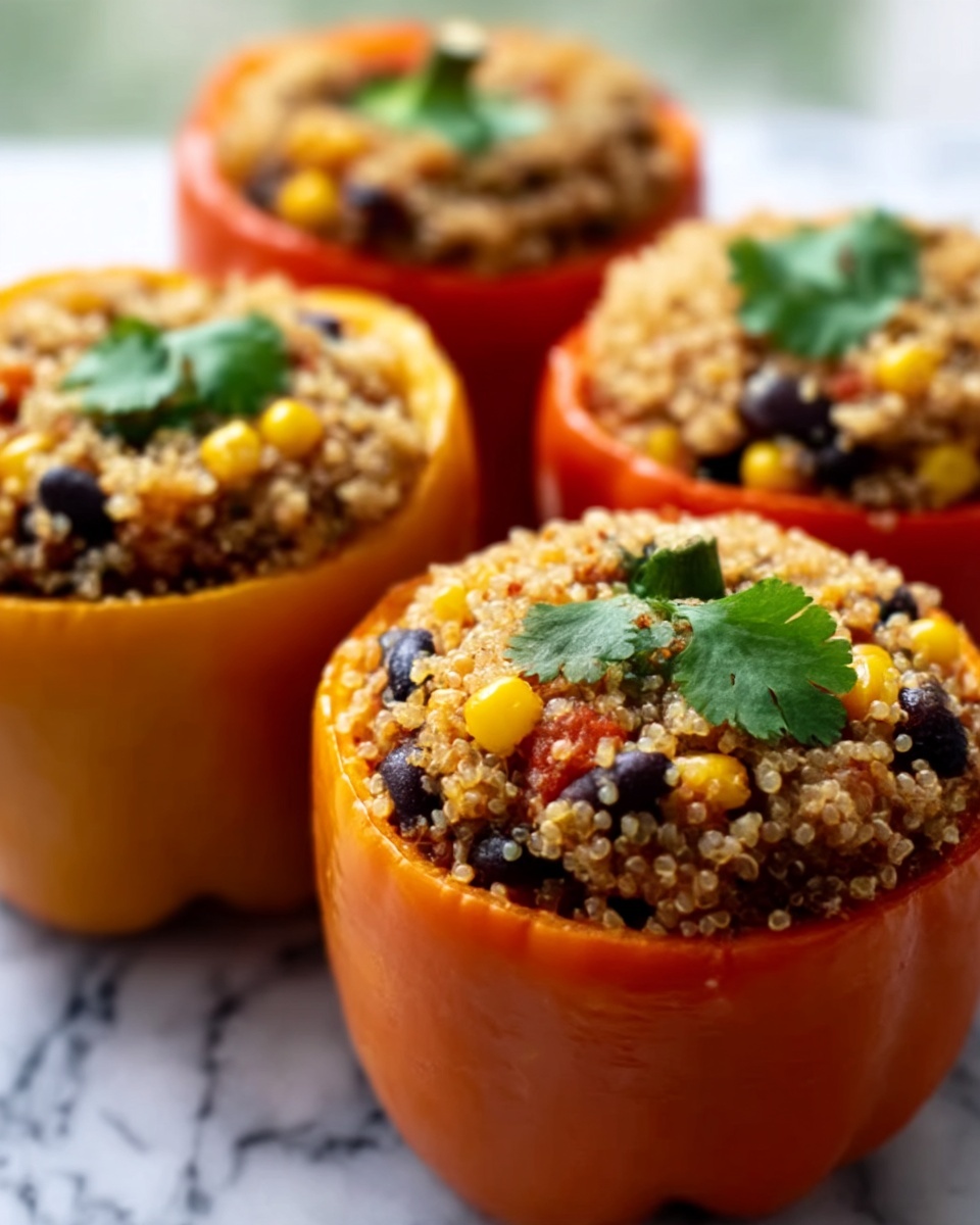 Quinoa Stuffed Bell Peppers: A Healthy, Flavorful Meal Recipe - Recipe Image