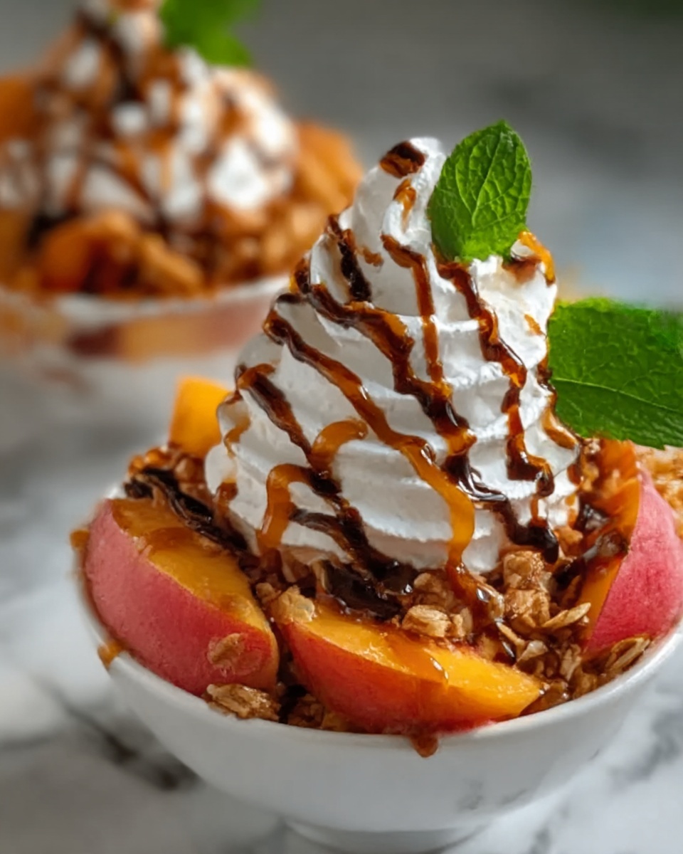 Grilled Peach Sundaes Recipe - Recipe Image
