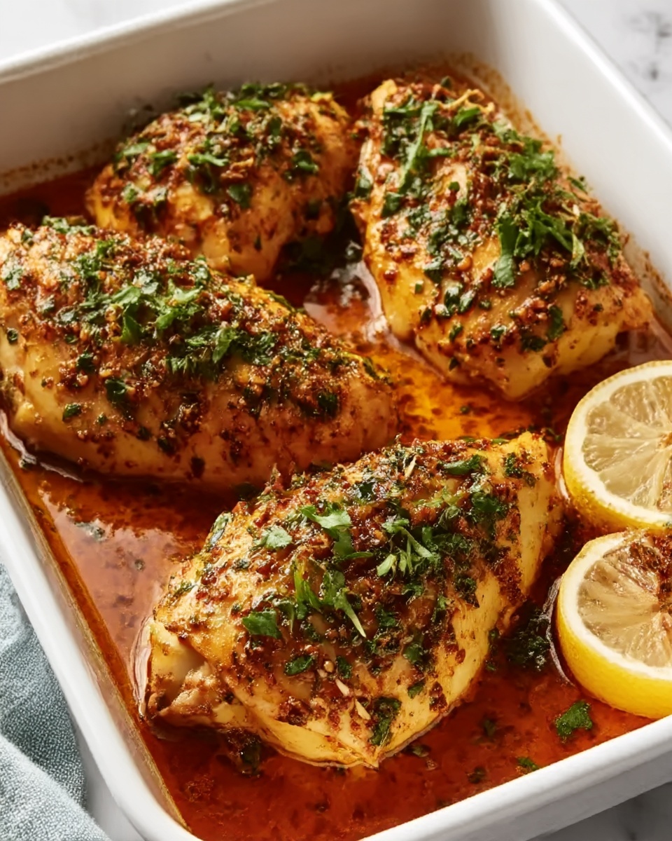 Baked Garlic Butter Cajun Cod Recipe - Recipe Image