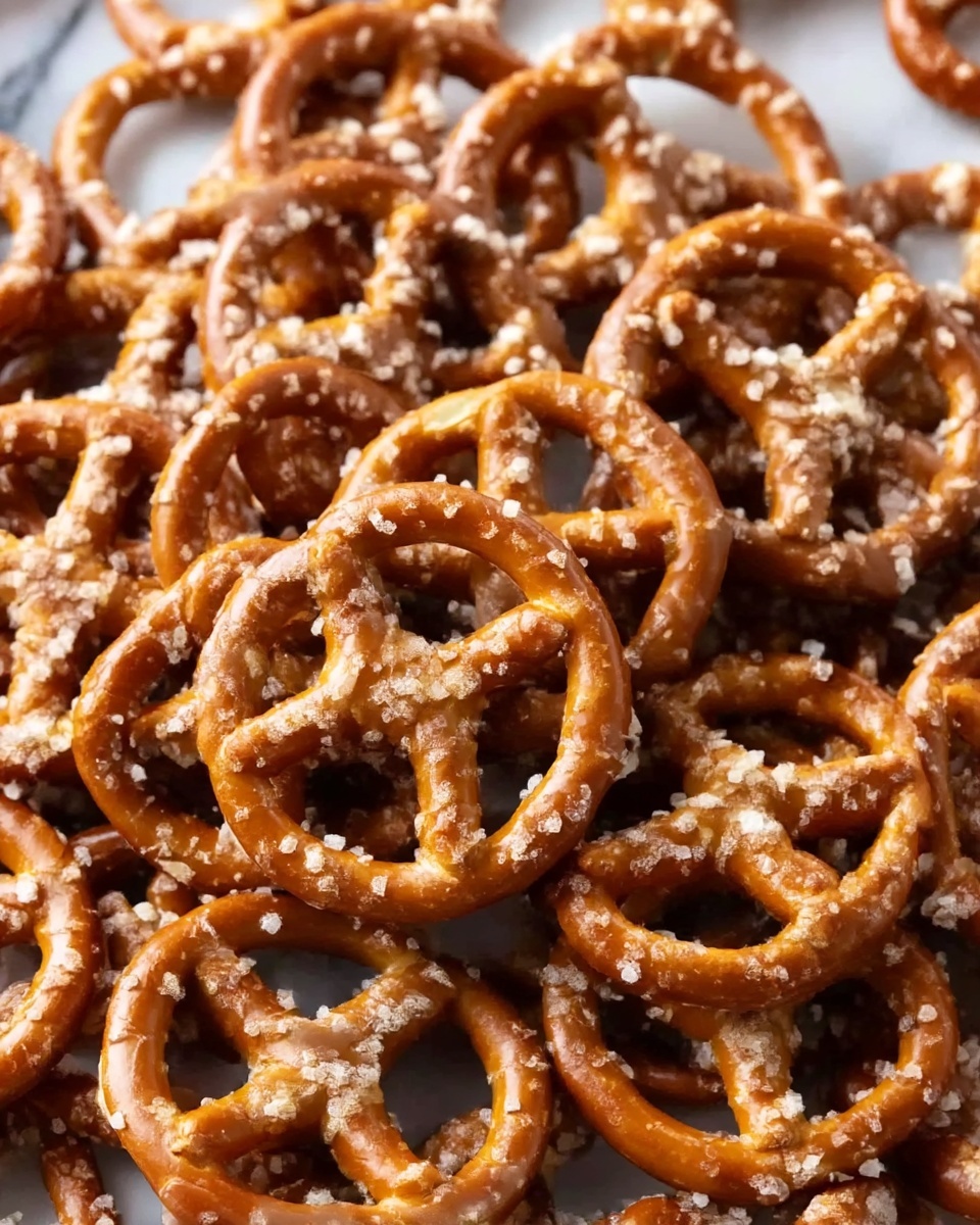 Butter Toffee Pretzels Recipe - Recipe Image