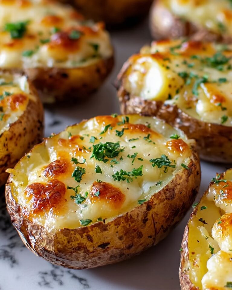 Cheesy Garlic Herb Roasted Potatoes Recipe