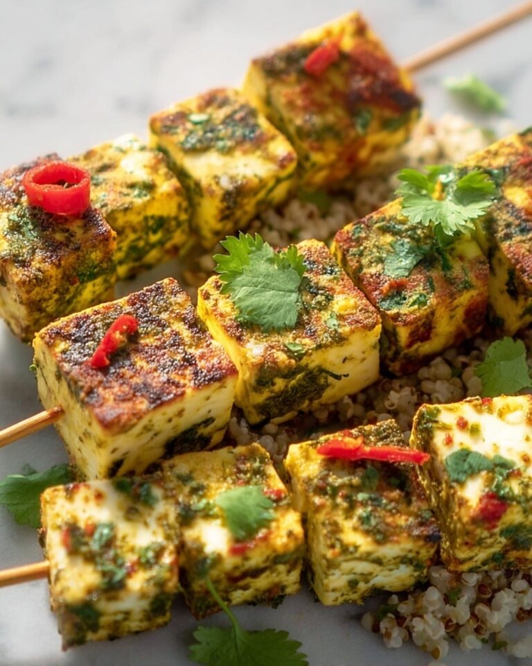Lemon & Coriander Tofu Skewers Recipe