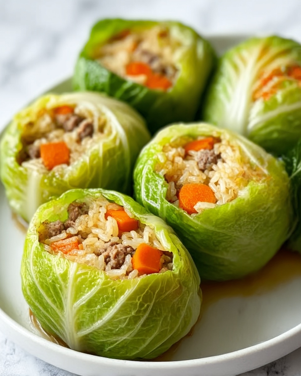 Italian Stuffed Cabbage Rolls Recipe - Recipe Image