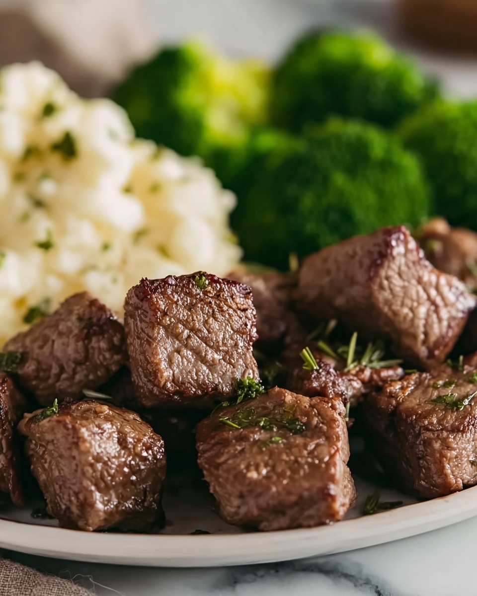 Air Fryer Steak Bites Recipe - Recipe Image