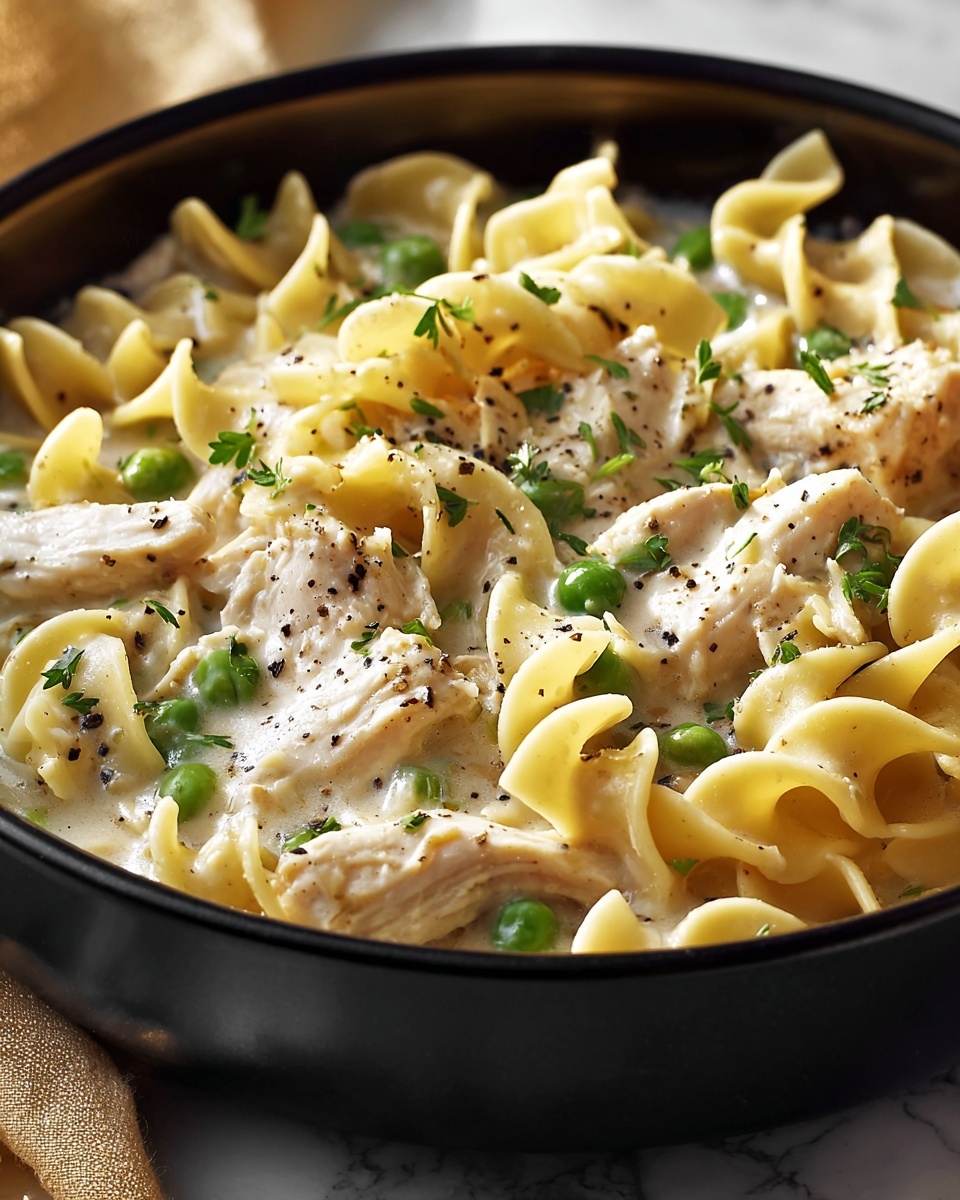 Easy One Pot Chicken and Noodles Recipe - Recipe Image