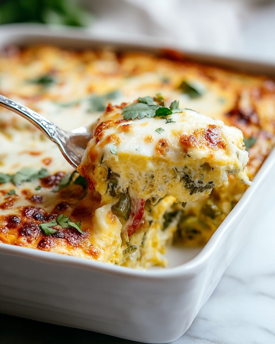 Delicious Chile Relleno Casserole Recipe - Recipe Image