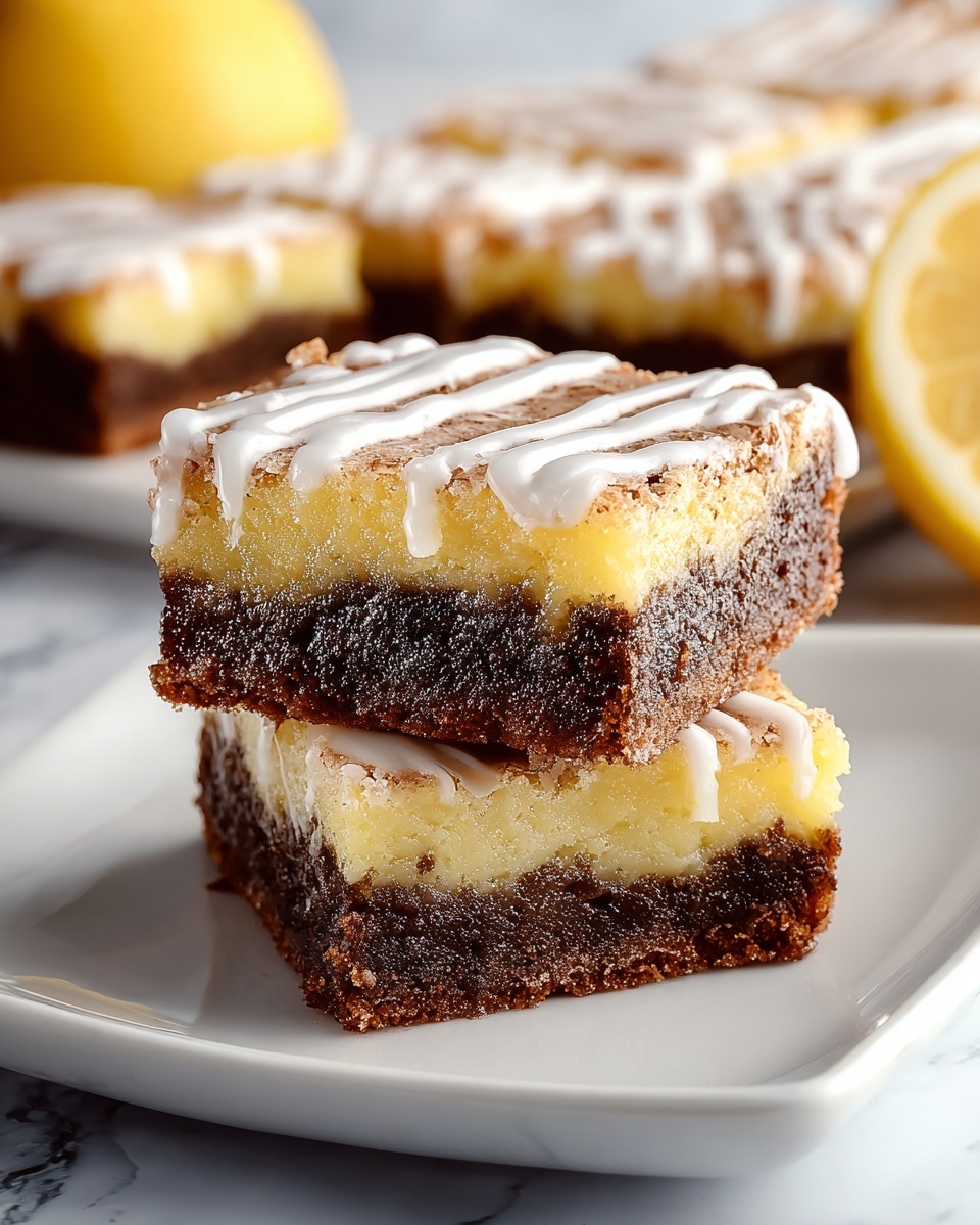 Gluten-Free Lemon Brownies Recipe - Recipe Image